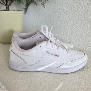 Reebok Court Advance White Leather Sneakers Women’s 8.5